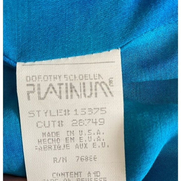 Platinum Dorothy Schoelen 2-Piece Set Hot Tropicals Blouse Pants Large NWT $168 - Picture 5 of 12